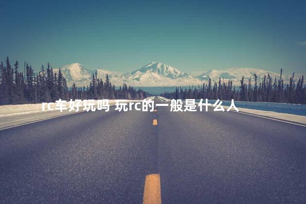 rc车好玩吗 玩rc的一般是什么人